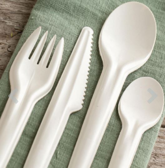 Picture of White High Densitiy Compostable Paper Knife (1000)