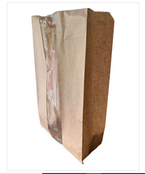 Picture of 180X90X340 SMALL Brown Kraft Bread Window bag