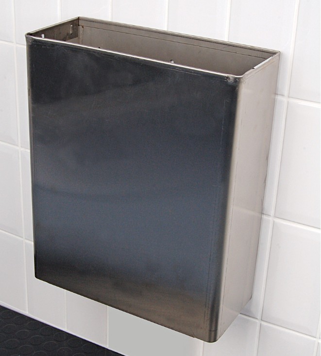 Picture of Wall Mounted Bin Stainless Steel 33x44x17cm