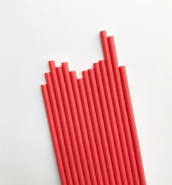 Picture of Super Straws , New, Super Strong Paper Straws last up to 12 hours in liquid. 20cm (100) 