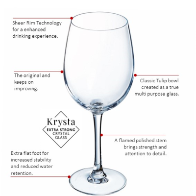 Picture of Cabernet Tulip Wine Glass (Barco) 47cl - 16 1/2oz Arc