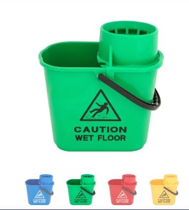 Picture of Economy 14L Heavy Duty Socket Mop Bucket  GREEN