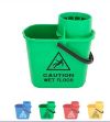 Picture of Economy 14L Heavy Duty Socket Mop Bucket  GREEN