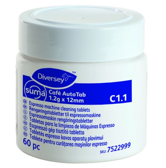 Picture of Suma Café AutoTab - Coffee machine cleaning tablets, 2x60 pack