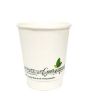Picture of GreenSpirit White 8oz D/W Compostable Cups 500pk