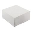 Picture of White Cake Box, No Window  10x10x5" 100pk