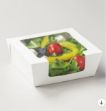 Picture of Small White Food box with window  12x12x4.5cm 360pk