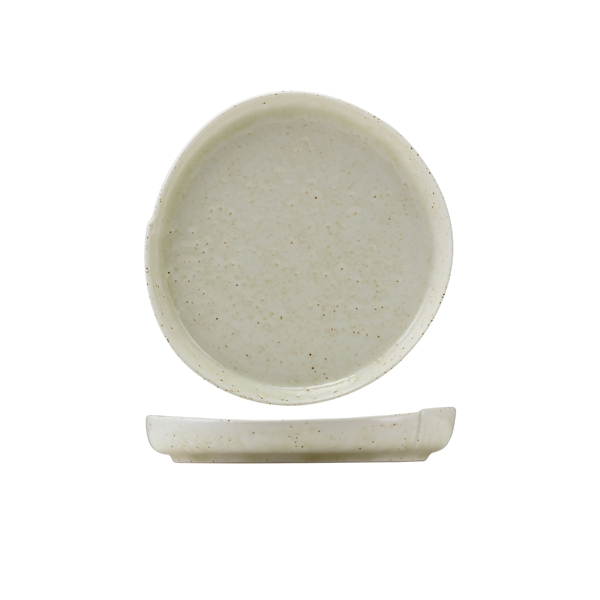 Picture of Kozo Porcelain Shiro Coupe Plate 19cm 19 x 3.3cm (Dia x H)