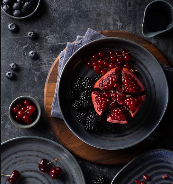 Picture of Circus Denim Walled Plate 10.5" (27cm)