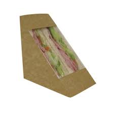 Picture of Kraft Deep Fill Sandwich Wedge  72mm (500)