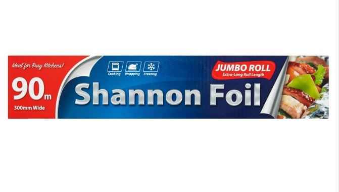 Picture of Shannon Catering Tin Foil 12" JUMBO roll 90m