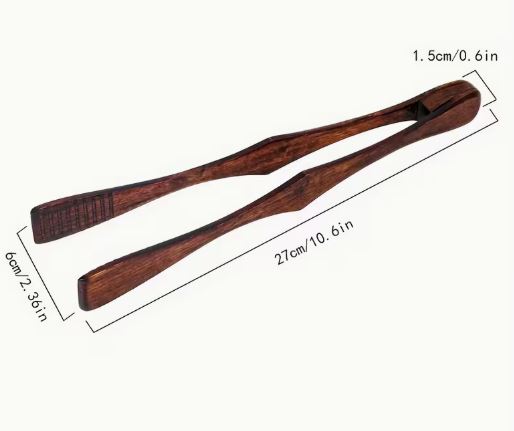 Picture of Food Clip Solid Wooden tong 28cm 1pk