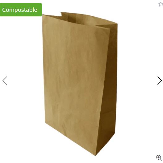 Picture of SOS Kraft Takeaway Bags (10"x15"x16") (250)
