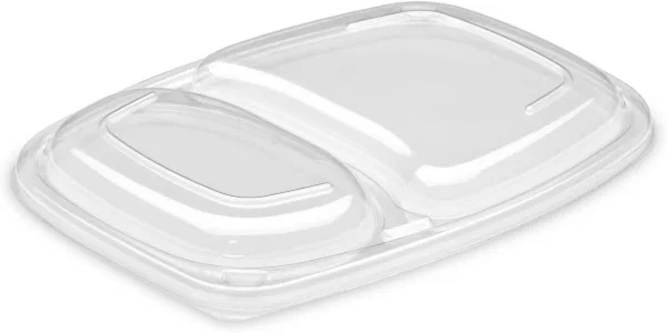 Picture of 2 Compartment Domed LIDS For 36oz Tray (320) fits CL76-1-ES