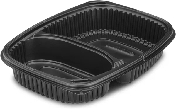 Picture of 2 Compartment Grey 36oz Tray (320) Fits CL39A-2-ES