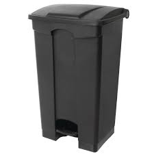 Picture of Jantex Kitchen Pedal Bin Black 45Ltr