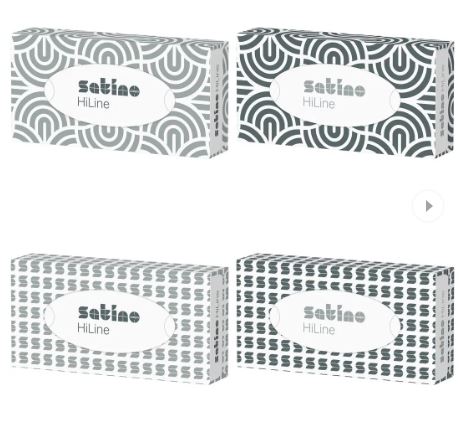 Picture of 2ply Satino Prestige Facial Tissues Flat Box Eco (40x100)