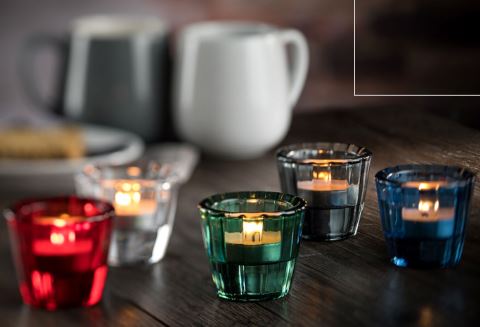Picture of Ribbed Clear Nightlight Holder (1) 