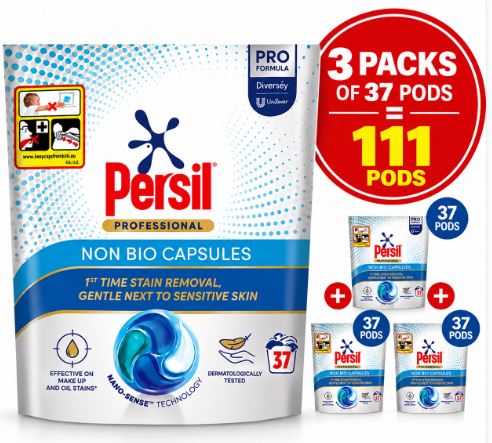 Picture of Persil Professional 4in1 Capsules 3x37pc Non Bio