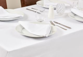 Picture of Mitre Essentials Occasions Tablecloth White 1350 x 2300mm